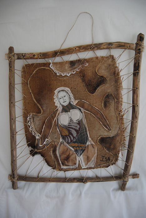 Nus sur toile de jute